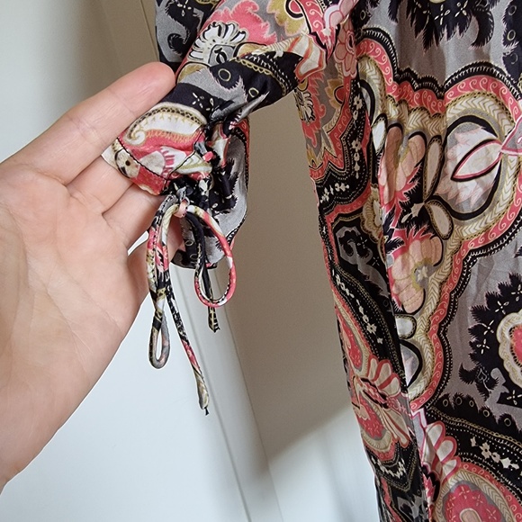 Odd Molly Sz 1 (Small) Dress Paisley Blouse Tunic - Picture 5 of 9